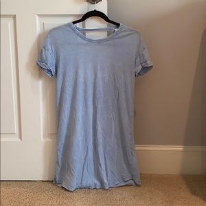 Blue T-shirt dress